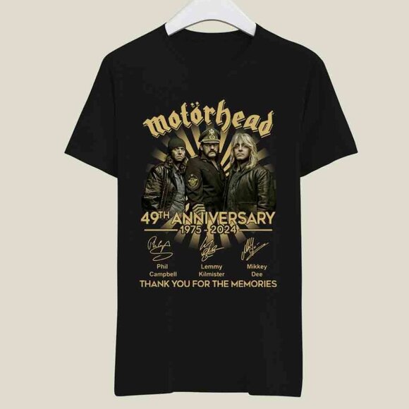Motorhead Anniversary 2024 Rock Metal Band Concert Music Fans Thank You Tee 159 - Picture 1 of 5
